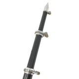 TACO Marine 20' Carbon Fiber Tele-Outrigger Poles Black w/Silver - OT-4200CF