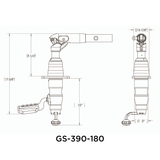 TACO Marine Combo Set 20' Carbon Fiber Outrigger Poles and Outrigger Mounts - OT-4200CF