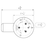 TACO Grand Slam Black Out Series Electric Masthead Anchor Light - GS-950BHC