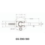 TACO Marine Grand Slam  Mount for 1-1/2" Outriggers - GS-390BHC