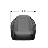 TACO Marine Limited Edition Anclote Bucket Seat, Ivory & Marble - BA1-25-OBS