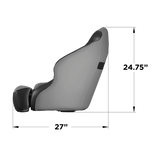 TACO Marine Limited Edition Anclote Bucket Seat, Ivory & Marble - BA1-25-OBS