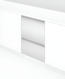 FISHER & PAYKEL DD24DT4NX9 Built-under Double DishDrawer Dishwasher, Tall, Sanitize - DD24DT4NX9-KT