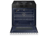 SAMSUNG Bespoke 6.0 cu. ft. Smart Slide-In Gas Range with Air Fry & Precision Knobs in White Glass - NSG6DB830012-KT