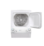 GE Unitized Spacemaker Washer & Electric Dryer, 3.8 cu. ft. Washer, 5.9 cu. ft. Dryer - GUD27ESSMWW-KT