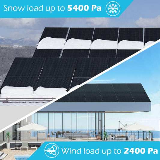 iDeal Sungold Power 415W Mono Black PERC Solar Panel UL 61730 - SG-415WMx2