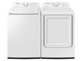 SAMSUNG 4.1 cu. ft. Capacity Top Load Washer with Soft-Close Lid and 8 Washing Cycles in White - WA41A3000AW-KT