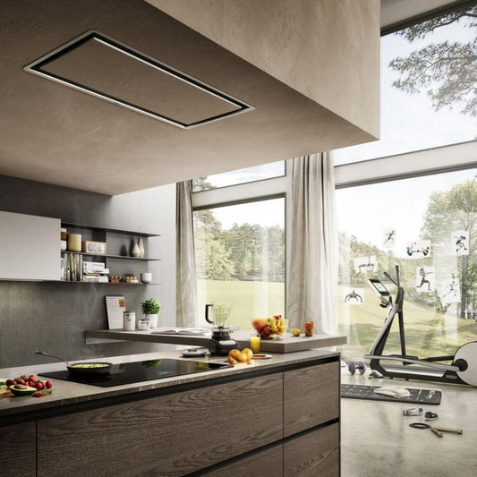 Elica - ILLUSION - Iconic - 40" W x 20"  D x 11 3/4" H, Stainless Frame - Island Hoods - EIL640DW