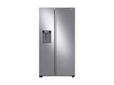 SAMSUNG  22 cu. ft. Counter Depth Side-by-Side Refrigerator in Stainless Steel - RS22T5201SR-KT