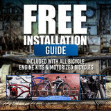Tracer 26 Inch Men's Ace Beach Cruiser + BBR Tuning 2-Stroke Stage 4 Performance Engine - MB-TOUCH-M-BK + STK-BEK80-S + FH-CDI-ST1 + BBR-HPHEAD + FH-EXPCHAMB-CRM + WPS-2-B6HS + SD-HPCARB