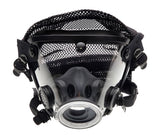 Grainger AV-2000 - Reusable Respirator Industrial Full Face Adjustable Head Strap Large Black - 35T206