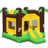 Commercial Jungle Bounce House with Blower by Inflatable HQ - Backyard Provider