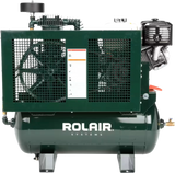 Rolair 13GR30HK30 Air Compressor Truck Mount Stationary 30 gal. Gas 13 HP Honda GX390 Engine Two-Stage Pump New - 13GR30HK30