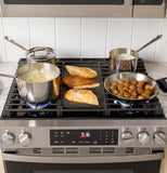 GE APPLIANCES GGS600AVDS GE(R) 30" Slide-In Front-Control Convection Gas Range with No Preheat Air Fry and EasyWash(TM) Oven Tray - GGS600AVDS-KT
