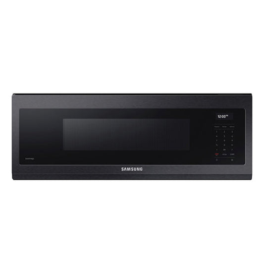 Samsung 1.1 CF SMART OTR WITH WIFI VOICE CONTROL AND SUPERIOR HOOD PERFORMANCE POWER BLACK STAINLESS STEEL - ME11A7710DG-KT