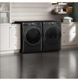 GE Appliances 5.0 cu. ft. Smart Front Load Washer, Steam, UltraFresh Vent, OdorBlock, Sanitize + Allergen - GFW655SPVDS-KT