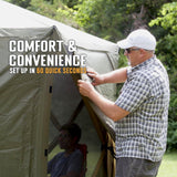 CLAM Quick Set Escape Portable Canopy Shelter with Wind and Sun Panels (4 pack) - 149118