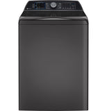 GE APPLIANCES PTW705BPTDG GE Profile™ 5.3 cu. ft. Capacity Washer with Smarter Wash Technology and FlexDispense - PTW705BPTDG
