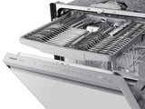 SAMSUNG Bespoke AutoRelease Smart 46dBA Dishwasher with StormWash(TM) in White Glass - DW80CB545012-KT