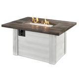 The Outdoor GreatRoom Outdoor GreatRoom: Alcott Rectangular Gas Fire Pit Table - ALC-1224