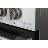 Kucht 48" Pro-Style Natural Gas Dual Fuel Range with 4 Burners in Black - KDF482-K