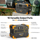PECRON E2000LFP Expandable Portable Power Station 2000W 1920Wh - E2000LFP