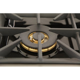Kucht Professional 36 in. 5.2 cu ft. Natural Gas Range with Blue Door and Silver Knobs - KNG361-B