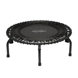JumpSport 350f Indoor Lightweight 39-Inch Folding Fitness Trampoline, Black - 168414