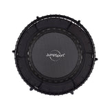 JumpSport 370 Home Gym 39" Heavy Duty Fitness Trampoline with 4-In-1 DVD, Black - 168416