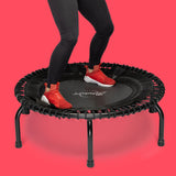 JumpSport 370 Home Gym 39" Heavy Duty Fitness Trampoline with 4-In-1 DVD, Black - 168416