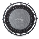 JumpSport 550f PRO Indoor Lightweight 44 Inch Folding Fitness Trampoline, Black - 168419