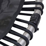 JumpSport 550f PRO Indoor Lightweight 44 Inch Folding Fitness Trampoline, Black - 168419