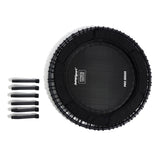 JumpSport 570 PRO Indoor Durable Lightweight 44-Inch Fitness Trampoline, Black - 168420