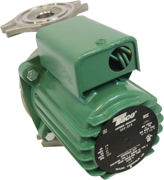 Taco 009-SF5 High Velocity Cartridge Circulator Pump 115V 1/8 HP - 009-SF5