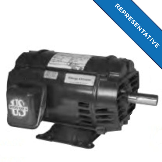 U.S. Motors D13P2AH9 General Purpose Three Phase ODP Resilient Motor - D13P2AH9