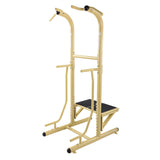 Stamina 65-1485 Weatherproof Steel Outdoor Fitness Power Tower Pro Station, Gold - 182235