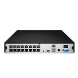 Zosi C225 4K 16 Channel 8-Cam PoE NVR System + 4TB Hard Drive - C225 4K 16