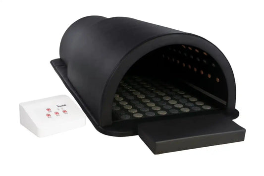 1Love Health Luxor Zero 360 Far Infrared Sauna Dome with Mat and Stones - SDL-STN-BLK