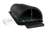 1Love Health Luxor Zero 360 Far Infrared Sauna Dome with Mat and Stones - SDL-STN-BLK
