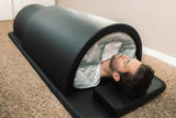 1Love Health Luxor Zero 360 Far Infrared Sauna Dome with Mat and Stones - SDL-STN-BLK
