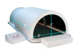 1Love Health Premium ZERO 360 Far Infrared Sauna Dome with Mat and Stones - SDP-STN-WHT