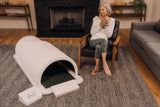 1Love Health Premium ZERO 360 Far Infrared Sauna Dome with Mat and Stones - SDP-STN-WHT