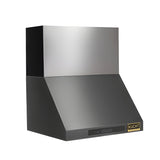 Kucht Professional 30" Wall Mount Range Hood 900 CFM in Titanium Stainless Steel - KRH303A-C