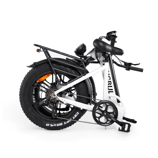 Kingbull Literider | All-Terrain Folding Electric Fat Bike - KLR-GZWHITE