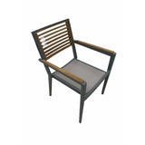 Higold Champion Dining Arm Chair - Grigio- HGA-20431663