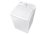 SAMSUNG 4.1 cu. ft. Capacity Top Load Washer with Soft-Close Lid and 8 Washing Cycles in White - WA41A3000AW-KT