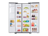 SAMSUNG  22 cu. ft. Counter Depth Side-by-Side Refrigerator in Stainless Steel - RS22T5201SR-KT