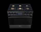 DACOR 36" Range, Graphite Stainless Steel, Liquid Propane - DOP36M86DPM-KT