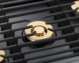 DACOR 36" Gas Cooktop, Graphite Stainless Steel, Natural Gas - DTG36M955FM-KT