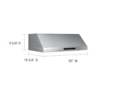 SAMSUNG 30" Under Cabinet Hood in Stainless Steel - NK30N7000US-KT